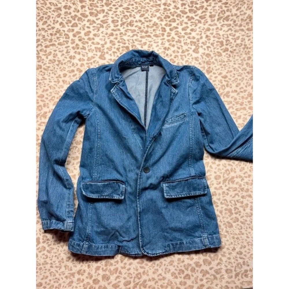 Gap Denim Blazer Jacket - Size Extra Small